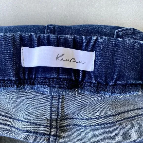 Kancan Jeans Womens 13‎ / 30 Skinny Pull on Stretch Jegging Gemma Blue - Picture 3 of 6